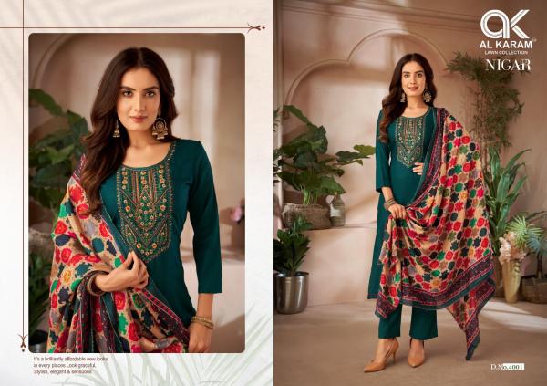 AlKaram Nigar Vol-4 – Exclusive Embroidery Dress Material